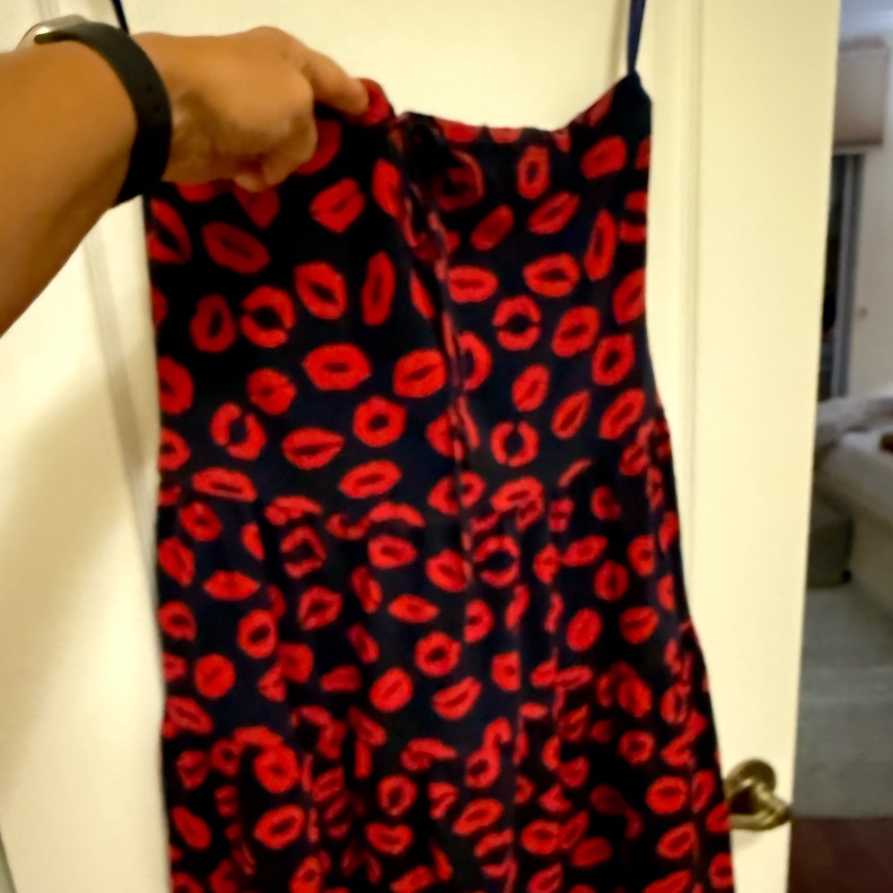 Red Lip Print Dress by Marc Jacobs